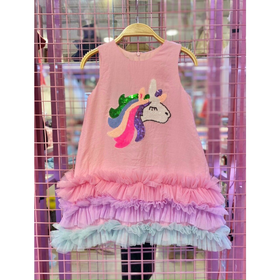 ĐẦM NGỰA PONY PHỐI TẦNG XINH YÊU BÉ THÍCH MÊ (12- 40 Ký) - HÌNH THẬT TỰ CHỤP