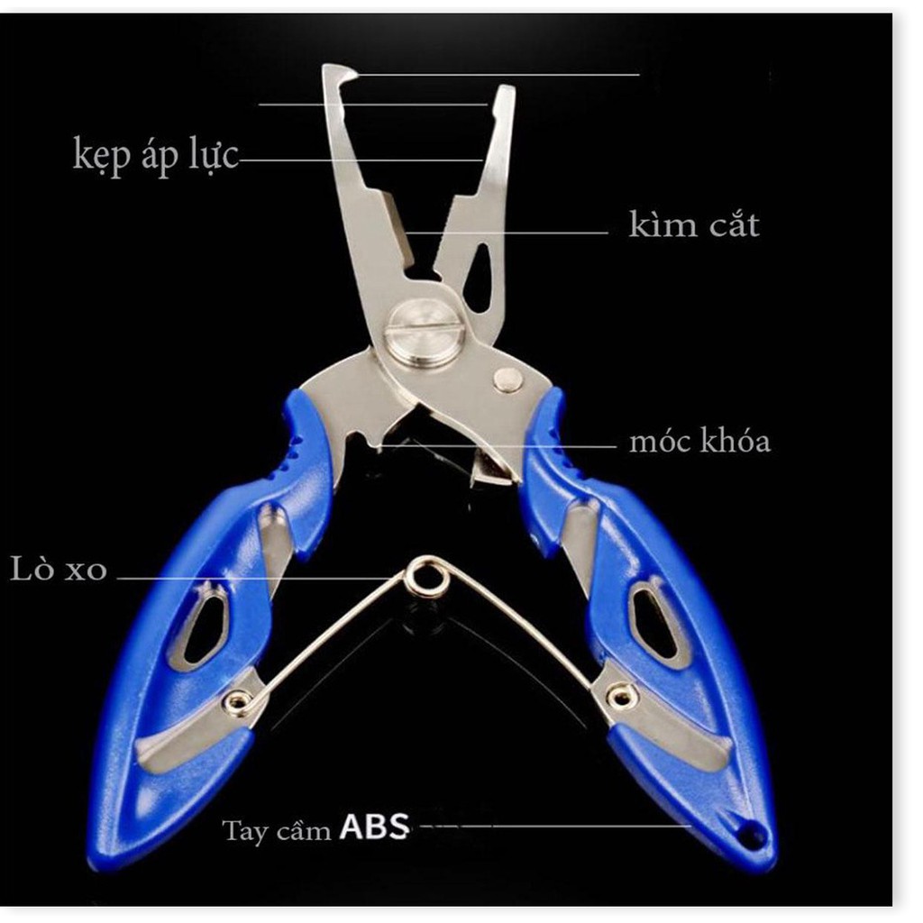 Kìm đa năng, Kìm đa năng F - 316A - Kìm Gỡ Lưỡi Câu, Kìm Kẹp Cá, Kìm Cắt Chì Cao Cấp, Dụng Cụ Hỗ Trợ Câu Cá