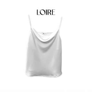 Áo Lụa 2 Dây Lụa Cao Cấp Loirechic LAL02 -2 Thiết Kế Cổ Đổ