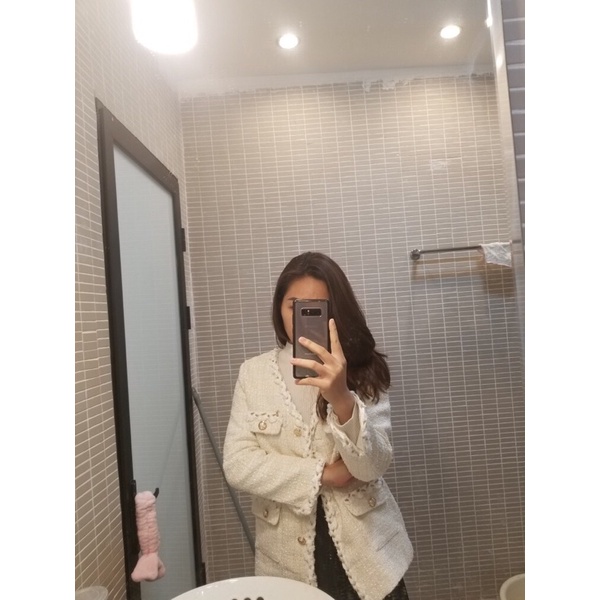 (Sẵn s) Áo dạ tweed tiểu thư siêu đẹp | BigBuy360 - bigbuy360.vn