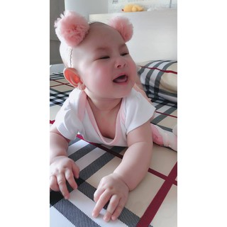 Băng đô cục bông cho bé (0-6-12 tháng)