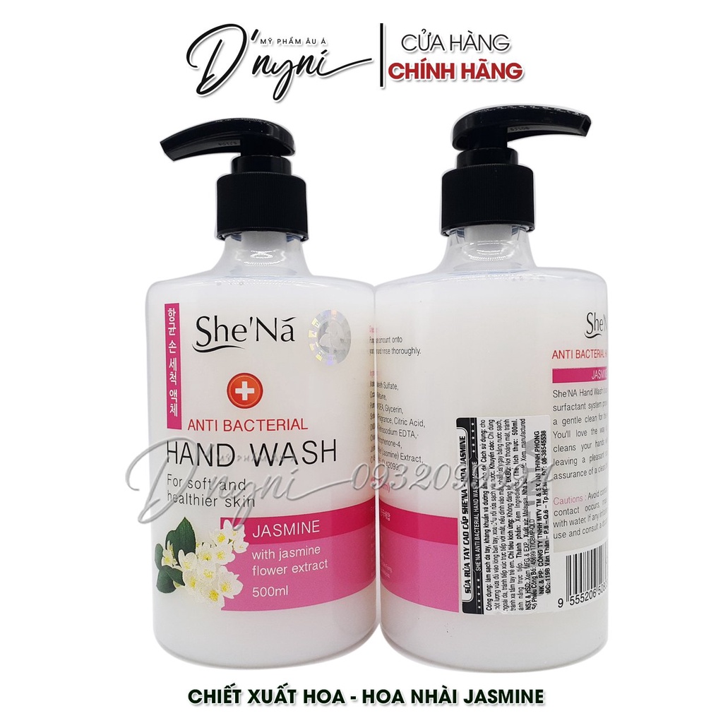 Nước Rửa Tay Diệt Khuẩn SHENA ANTI BACTERIAL HAND WASH She'Nã 500ml Malaysia