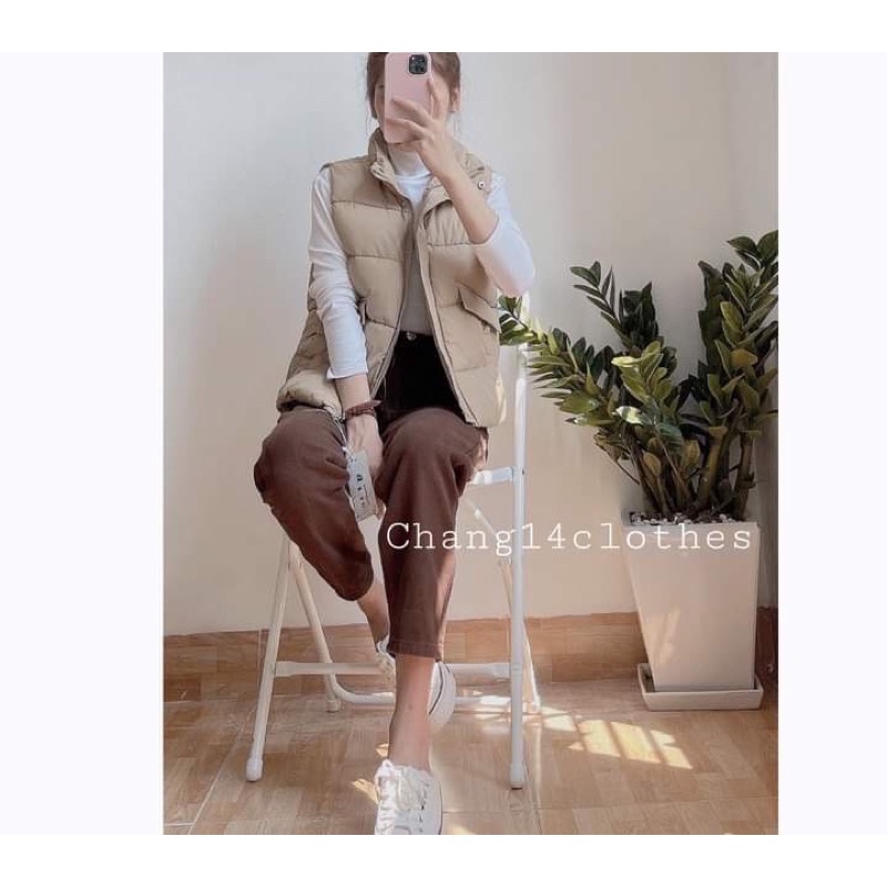 gile phao dày dặn có túi