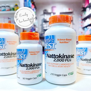 Doctor’s Best Nattokinase bổ tim mạch, hỗ trợ ngăn ngừa đột quỵ lọ 270viên date 2024