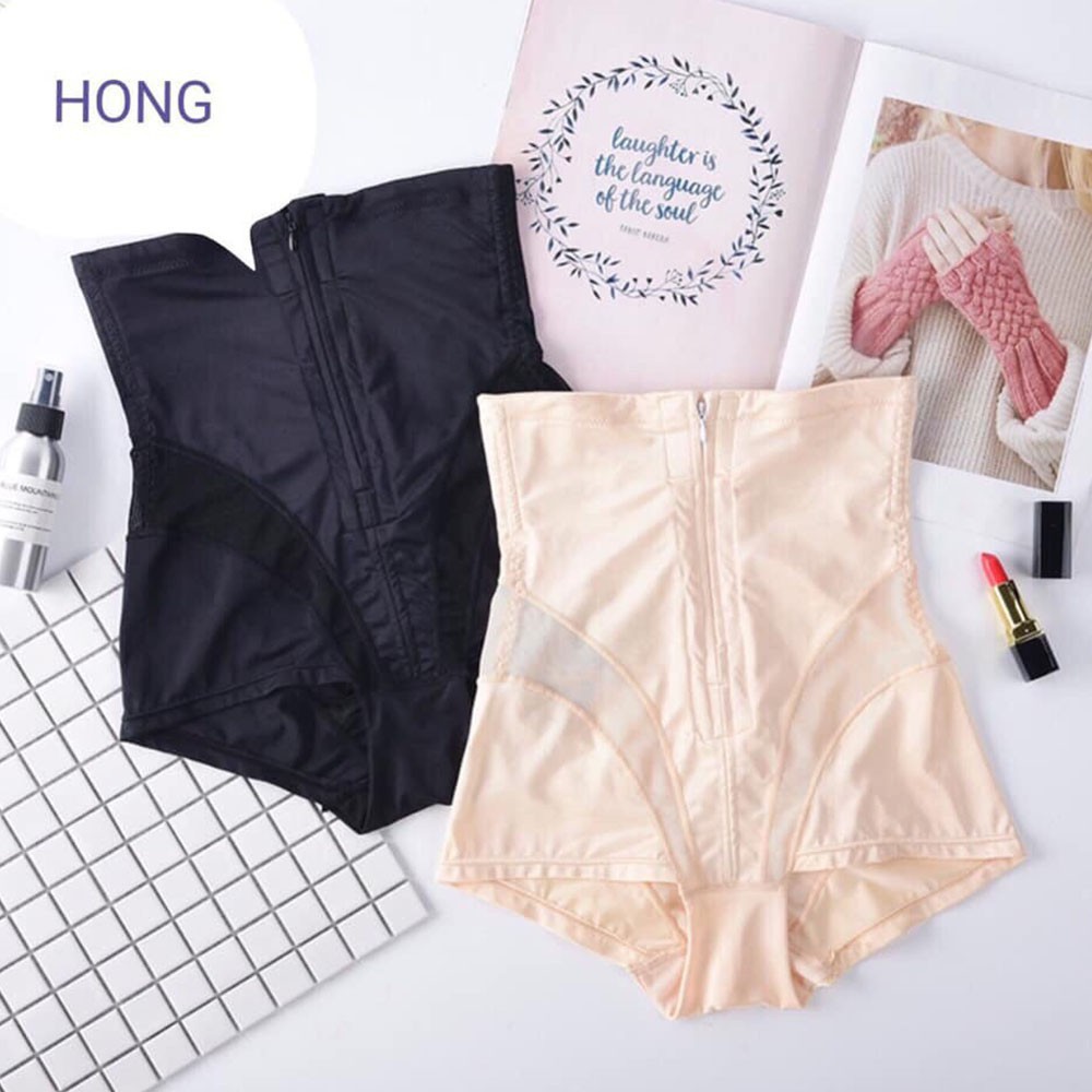 Quần gen nịt bụng cạp cao kéo khóa siêu chặt, dịnh hình vòng eo, gen bụng trên và dưới cao cấp