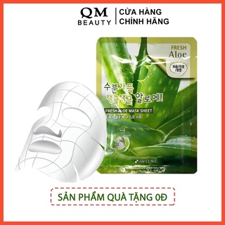 Quà tặng - mặt nạ 3w clinic aloe fresh mask sheet 23ml hàn quốc