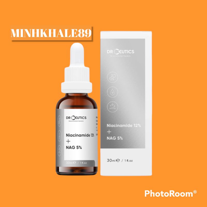 Serum DrCeutics Niacinamide 12% ! NAG 5% Sáng Da Giảm Thâm Kiềm Dầu