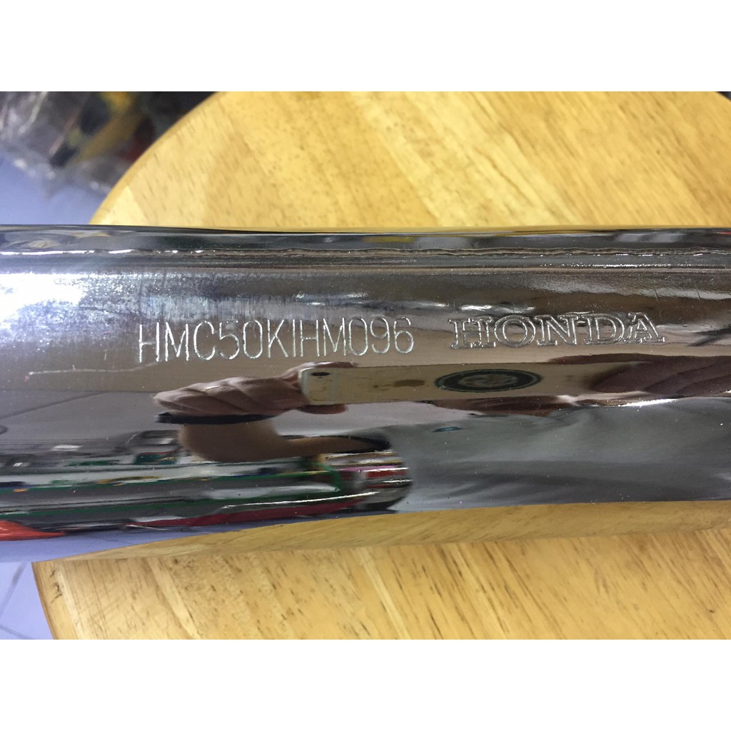 Ống xã  logo hình cánh chim cho xe cub các loại