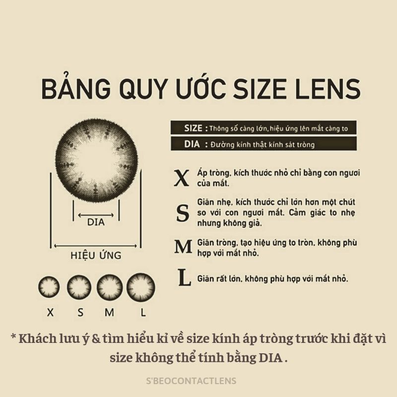 Lens mắt kính áp tròng màu Xám Tây nhẹ có độ cận từ 0 đến 8 giãn tròng to Dia 14.5mm