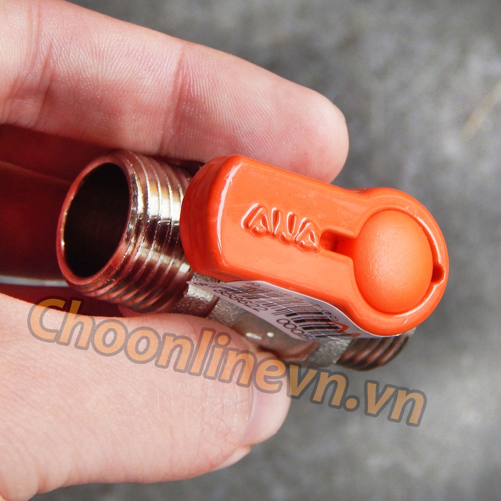 Van khóa nước 2 đầu ren ngoài 21mm - Hàng chính hãng ANA nhập khẩu Thái Lan