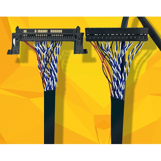 Cáp LVDS #11 cho màn hình LG AU 51 pin - Nguồn bên trái - 8 bits
