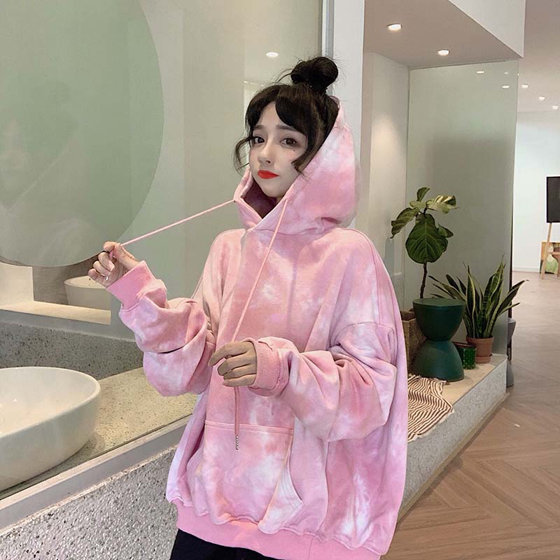 Áo hoodie unisex dáng rộng thời trang phong cách Hàn Quốc | BigBuy360 - bigbuy360.vn