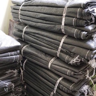 Combo 10 bao tải màu đen kích thước 90x120cm