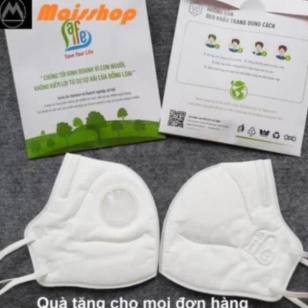 KHẨU TRANG SAFELIFE CHỐNG BỤI 3D CAO CẤP N96+