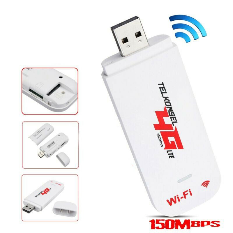 Unlocked 4G Router LTE WIFI Wireless USB Dongle Broadband em 150 Mbps Portable Car WIFI Router Hotspot | BigBuy360 - bigbuy360.vn