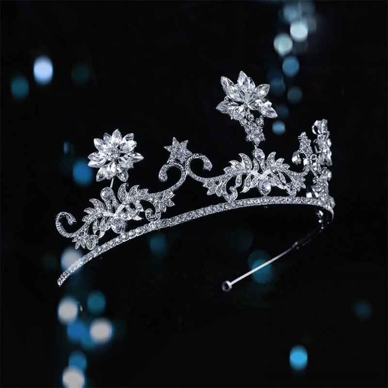 Cài Tóc Hình Vương Miện Đính Đá Lấp Lánh Sang Trọng