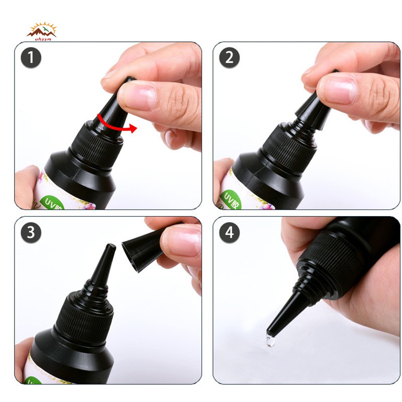 Keo Dán Resin Uv Khô Nhanh Dùng Làm Đồ Thủ Công Diy