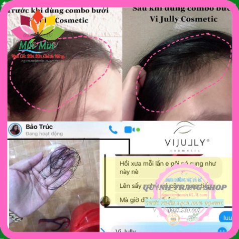 Xịt bưởi Vijully, Tinh dầu bưởi hair lotion Vijully 100ml kích mọc tóc ,giảm rụng tóc, Kèm vòi xịt