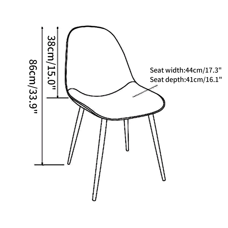 Tấm bọc ghế Eames thiết kế co dãn chất lượng cao