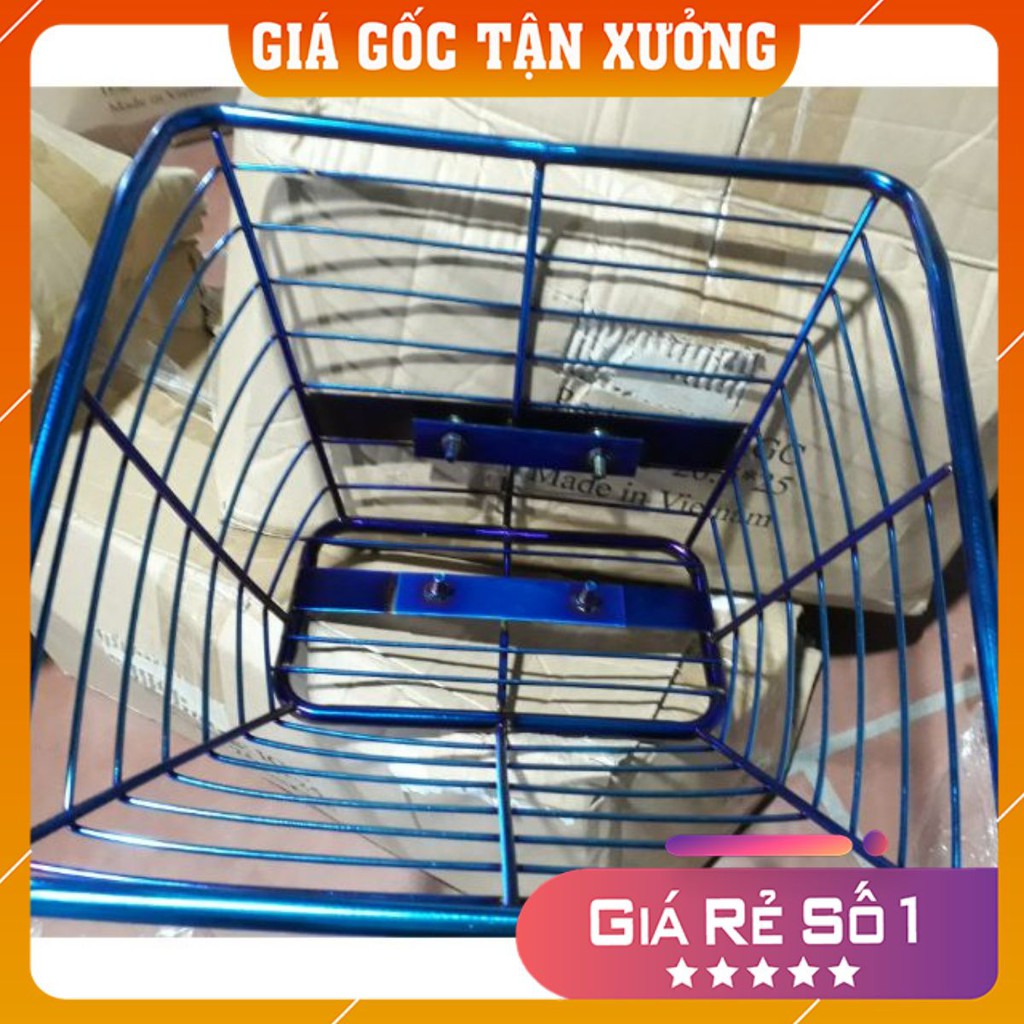 Giỏ baga titan 10 ly cho dream.