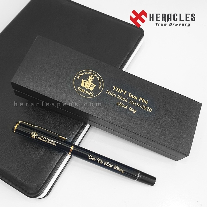 [Tặng Hộp] Bút Ký HeraclesPens 002 - Khắc Tên, Chữ, Logo theo yêu cầu - Quà tặng sinh nhật, thầy cô, Quà tốt nghiệp