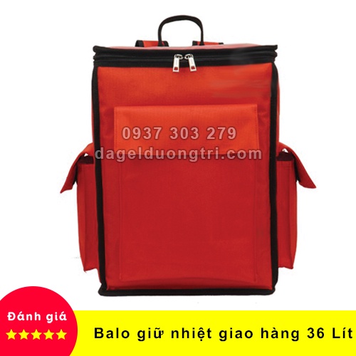 BALO GIỮ NHIỆT GIAO HÀNG 36 LÍT - Kích thước 31cm x 44cm x 27cm