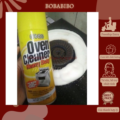 Chai Xịt Bọt Oven Cleaner Vệ Sinh Lò Vi Sóng, Lò Nướng, Nồi Chiên Không Dầu, Vệ Sinh Nhà Bếp Tẩy Sạch Dầu Mỡ, Vết Bám