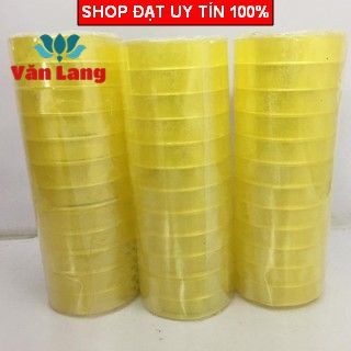 Combo 10 cuộn băng dính bản 18mm tiện lợi siêu dính