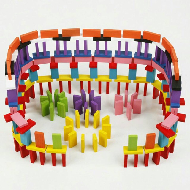 Đồ Chơi Domino Màu 100 - 120 Chi Tiết Cho Bé