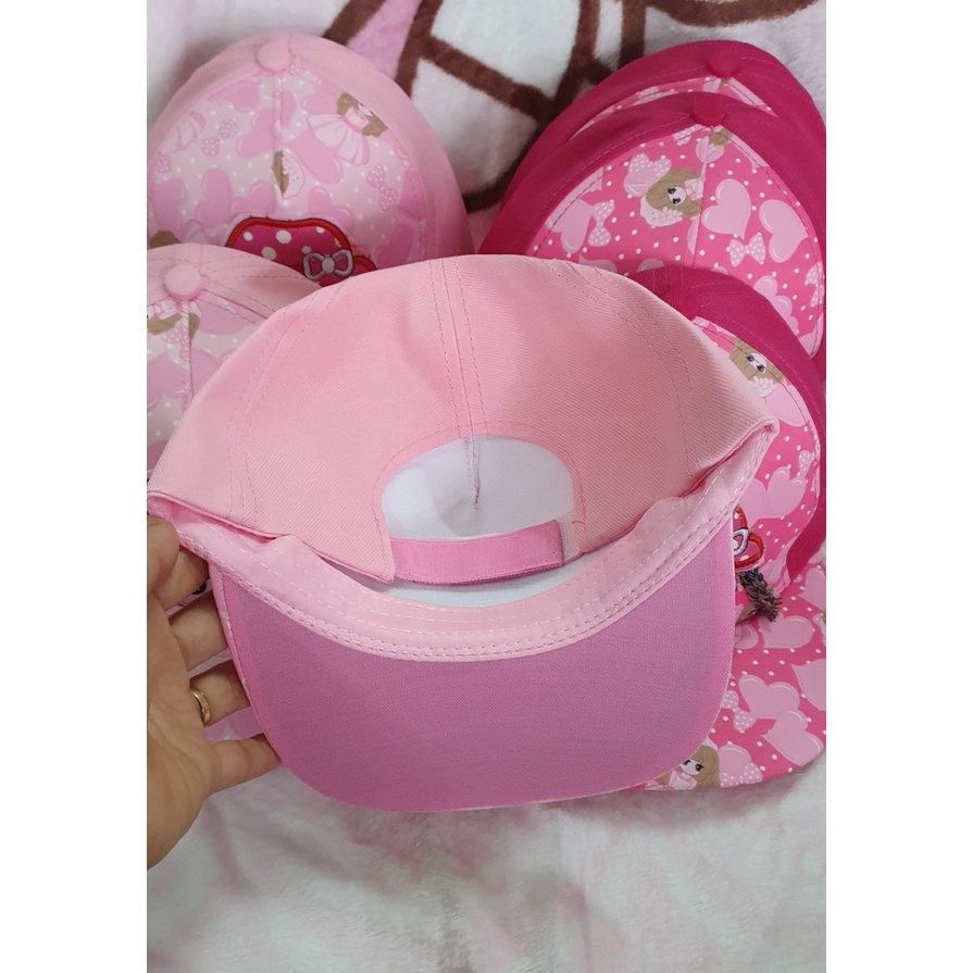 Nón bé gái thêu hình công chua cho bé 2-5 Tuổi