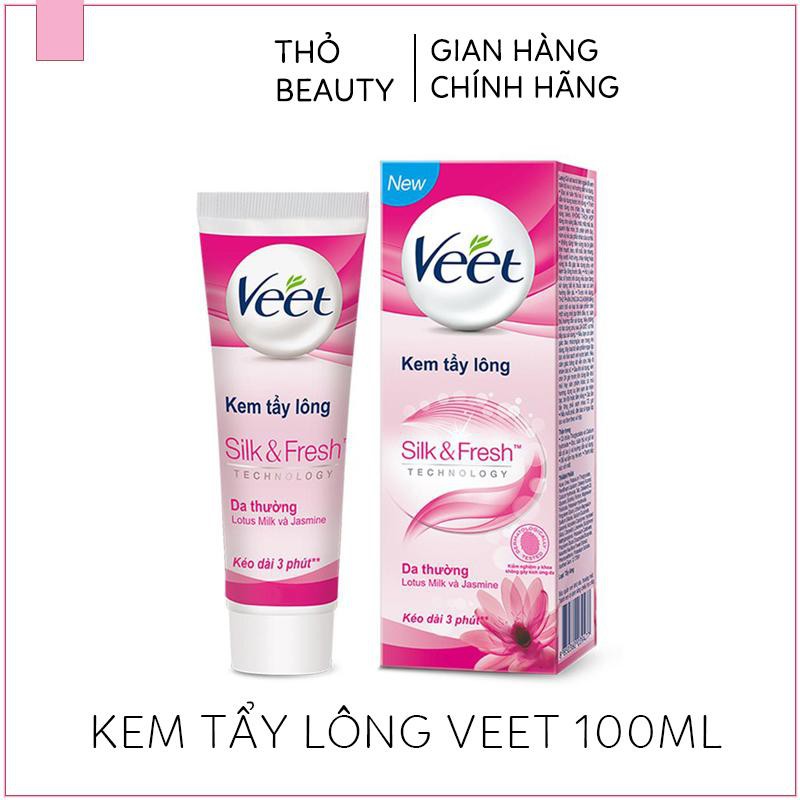 Kem Tẩy Lông Veet Pháp 100ml-Triệt Lông Sau 3 Phút Sử Dụng