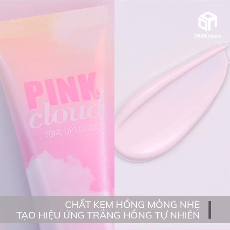 KEM LÓT DƯỠNG DA, NÂNG TÔNG TỨC THÌ FAITH IN FACE PINK CLOUD TONE UP LOTION (550k)