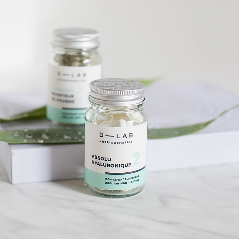 Viên HA Của Dlab Cấp ẩm, giữ nước cho da Absolu Hyaluronique - Cải thiện độ đàn hồi - lấp đầy các rãnh nhăn và nếp nhăn
