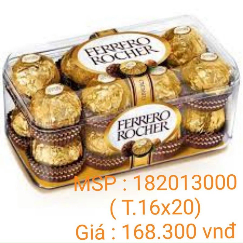 Socola Ferrero Rocher 16 Viên – 200g