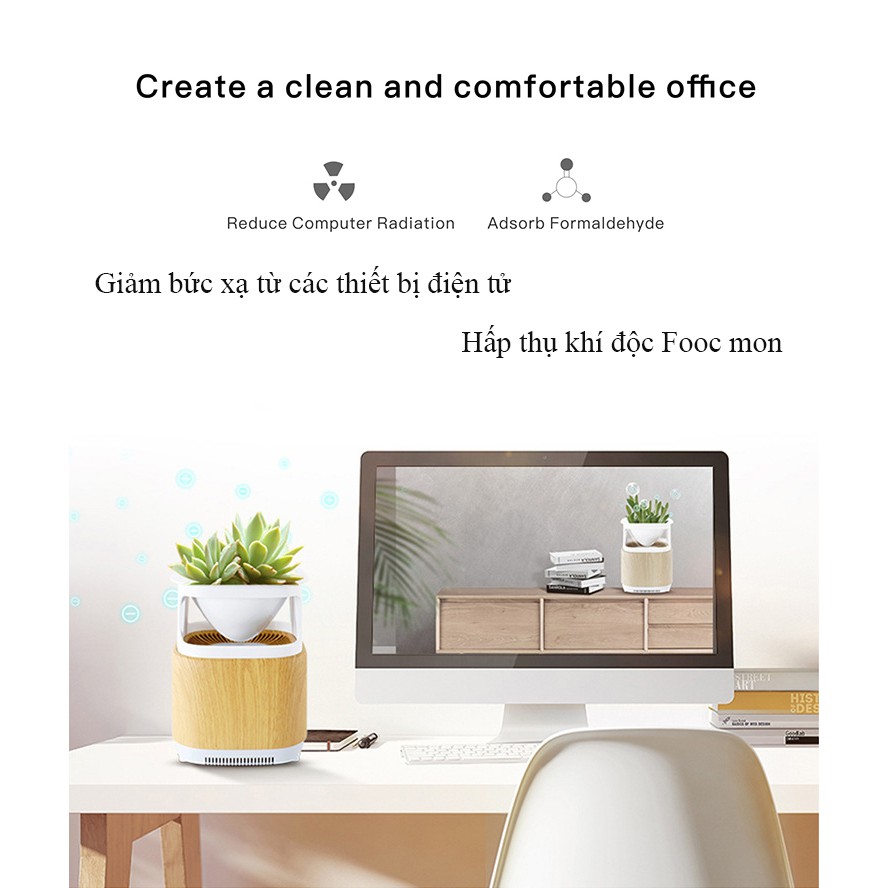 Máy lọc không khí J009A với bộ lọc TRIPLE | BigBuy360 - bigbuy360.vn