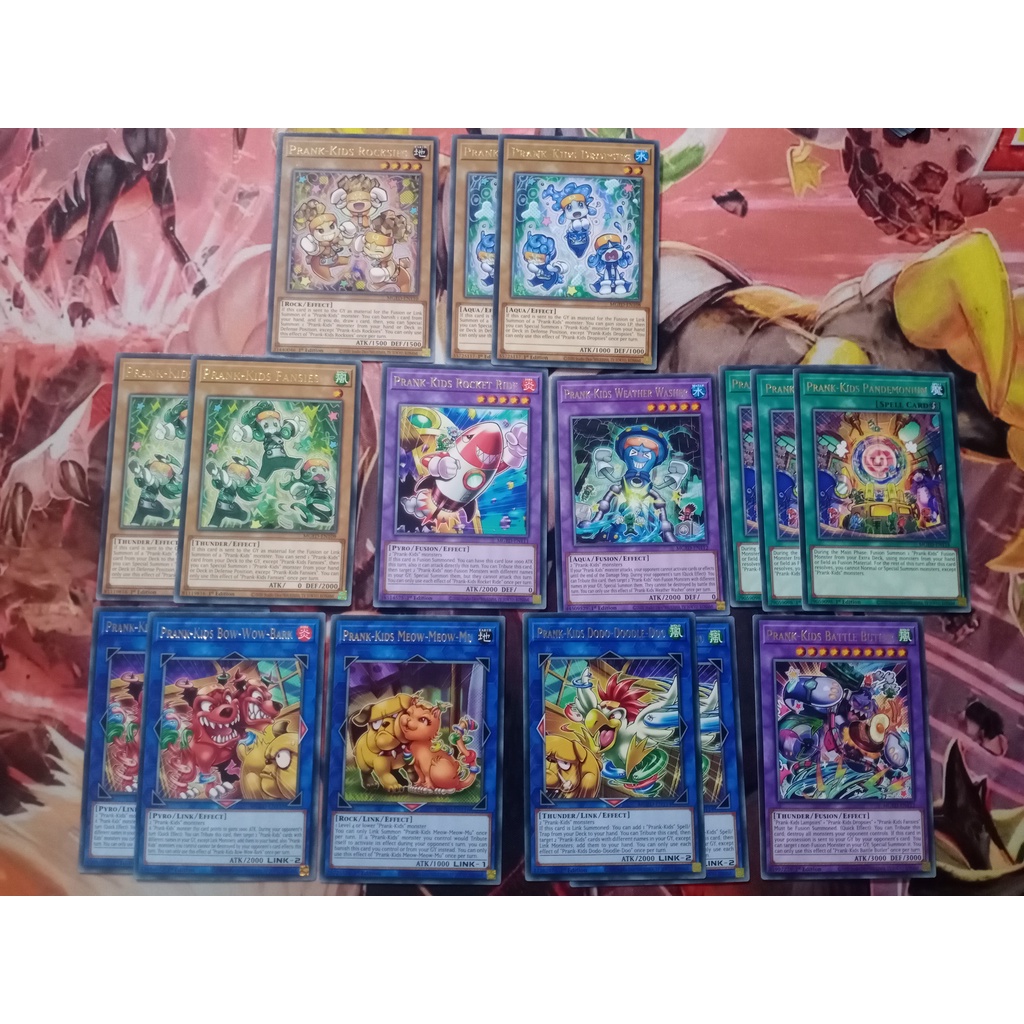Bộ bài mini core deck trò chơi yugioh Prank-kid / Numeron /The weather /Altergeist
