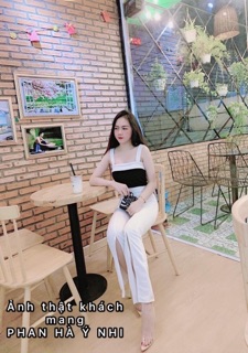 set quần loe xẻ ( kèm ảnh thật )