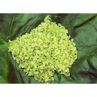 Cốm dẹt xanh, trắng