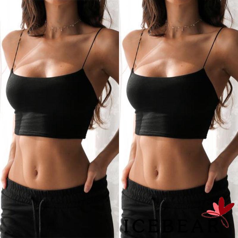 Áo thun lửng 2 dây phong cách năng động trẻ trung dành cho nữ