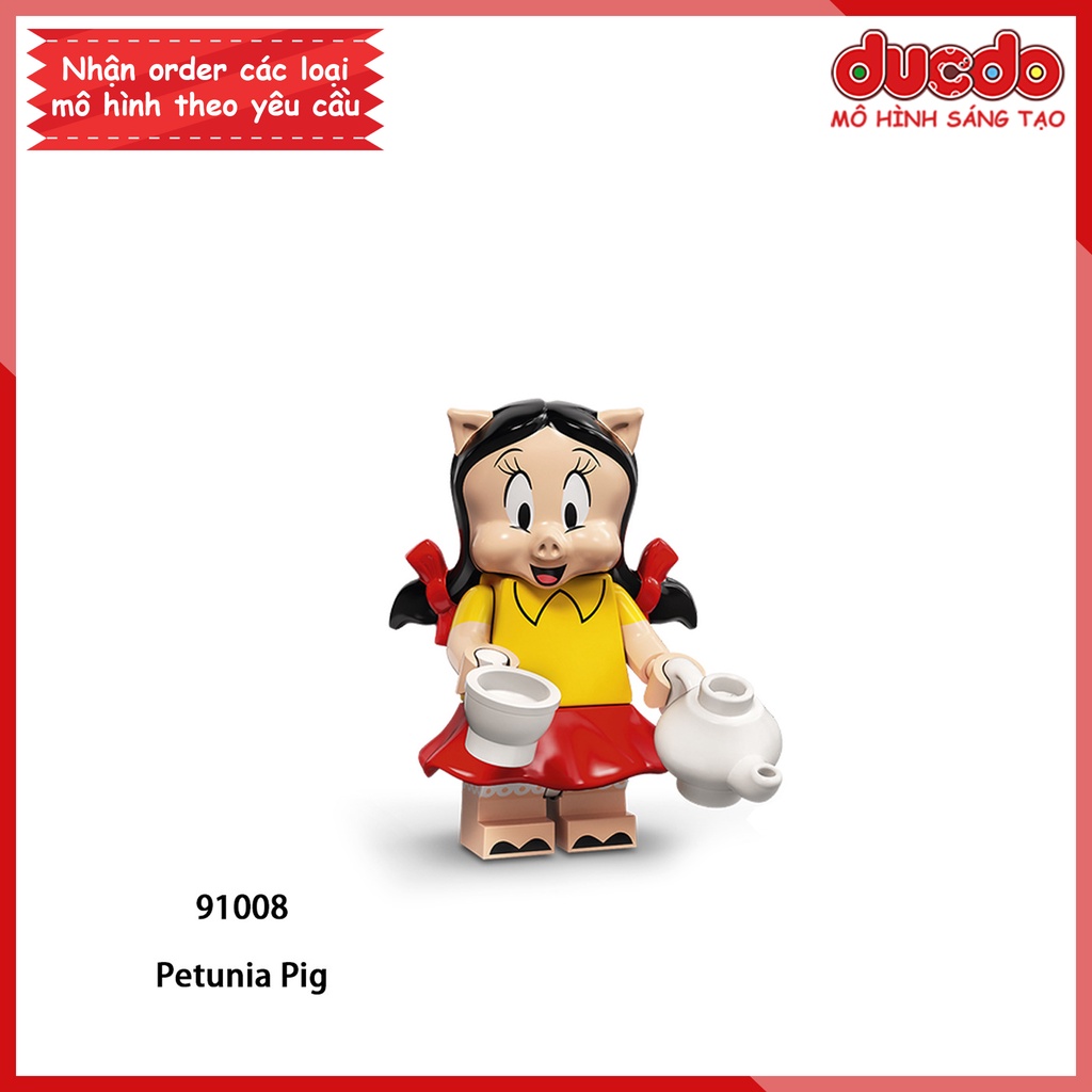 Minifigures các nhân vật hoạt hình Looney Tunes - Đồ chơi Lắp ghép Xếp hình Mini Mô hình 91007-91012