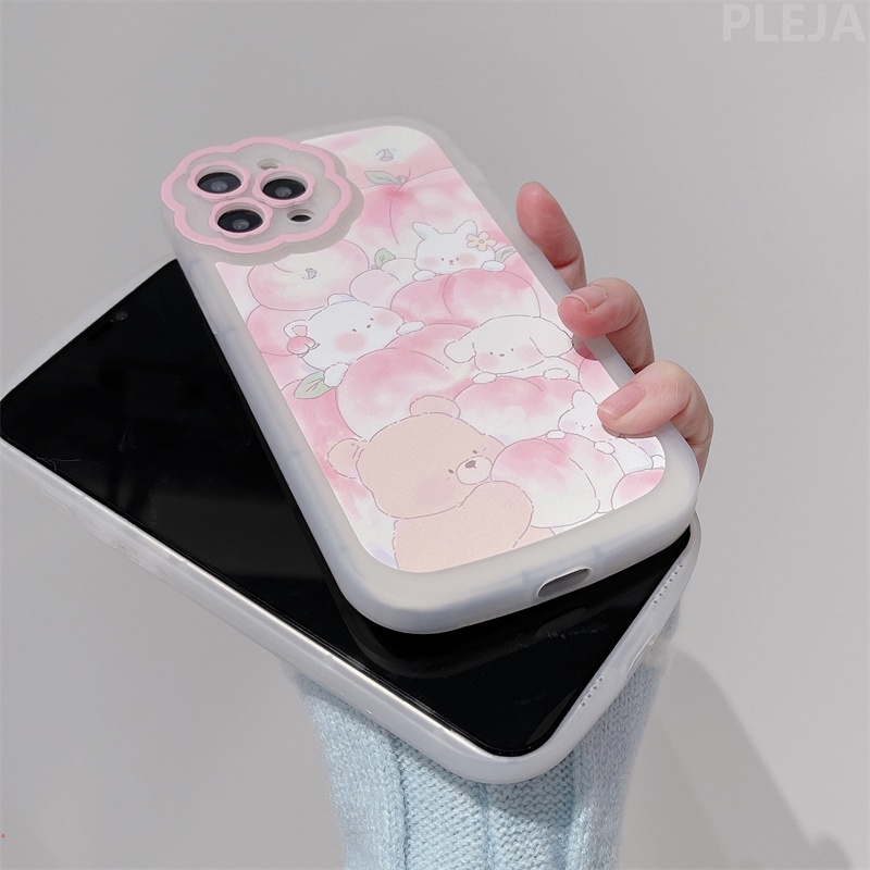 Ốp Điện Thoại Họa Tiết Hoạt Hình Hoa Tulip Cho iPhone 13 12 11 Pro Max X XR XS Max 7 8 Plus
