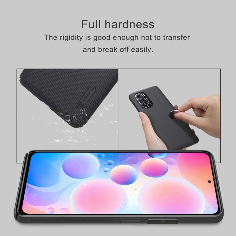 Ốp lưng Nillkin sần cho Xioami Redmi K40, K40 Pro, K40 Pro+, Poco F3, Mi 11i nhựa cứng chống