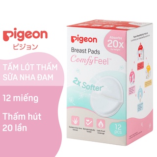 Tấm lót thấm sữa nha đam Pigeon 12 miếng / 30 miếng / 50 miếng