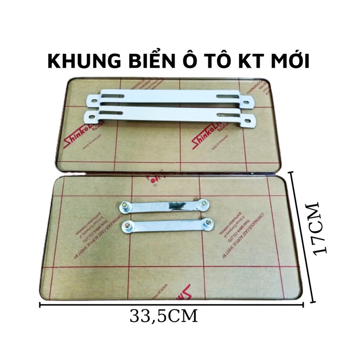 Khung biển số ô tô biển ép xe hơi