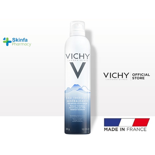 Xịt khoáng Vichy Mineralizing Thermal Water 300ml cấp ẩm, dưỡng da, chống lão hóa - Skinfa.