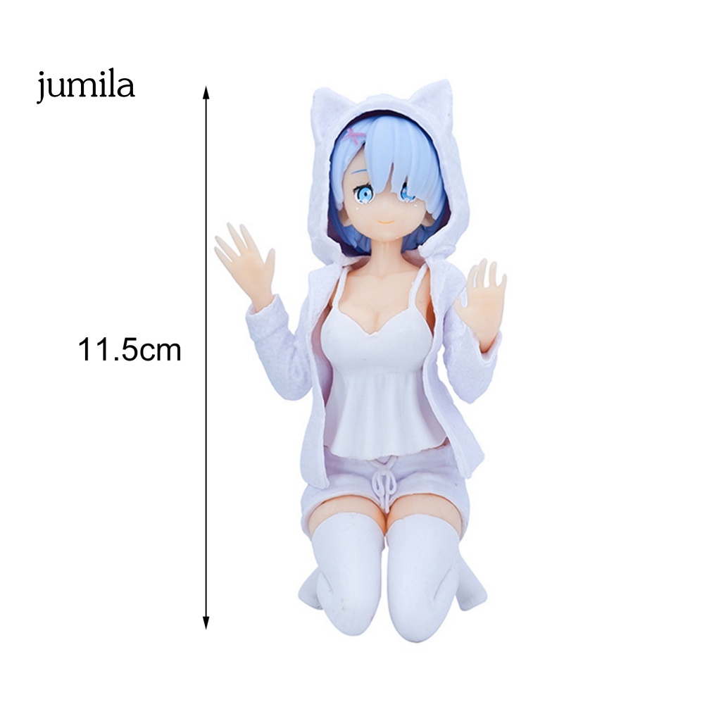 [JU] Mô Hình Nhân Vật Anime Rem Nhiều Màu Đầu Gối Để Sưu Tầm Tư Thế Hobby