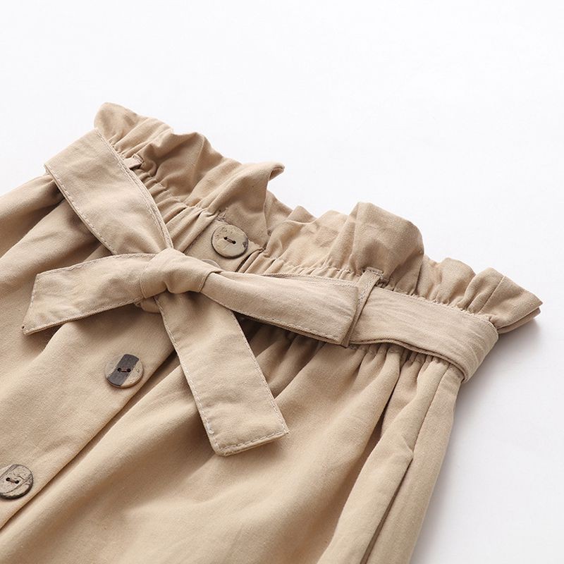 [Baywellfashion]Váy ngắn lưng cao phối nơ thiết kế quyến rũ cho phái nữ | BigBuy360 - bigbuy360.vn