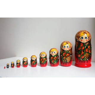 Búp bê Nga Matryoshka (bộ 10 con)