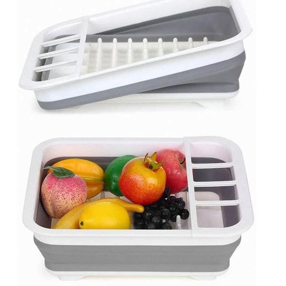 Giá Phơi Ráo Chén Dĩa Bằng Silicone Gấp Gọn Tiện Dụng | BigBuy360 - bigbuy360.vn