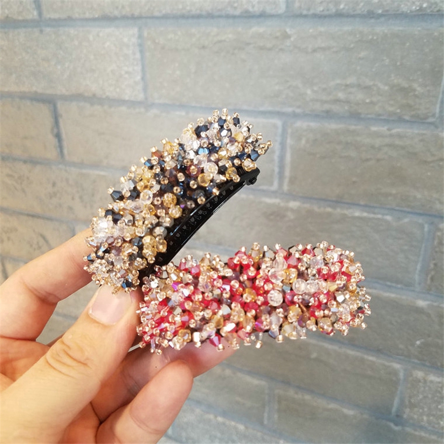 Kẹp Tóc Đính Hạt Pha Lê Thời Trang Hàn Quốc